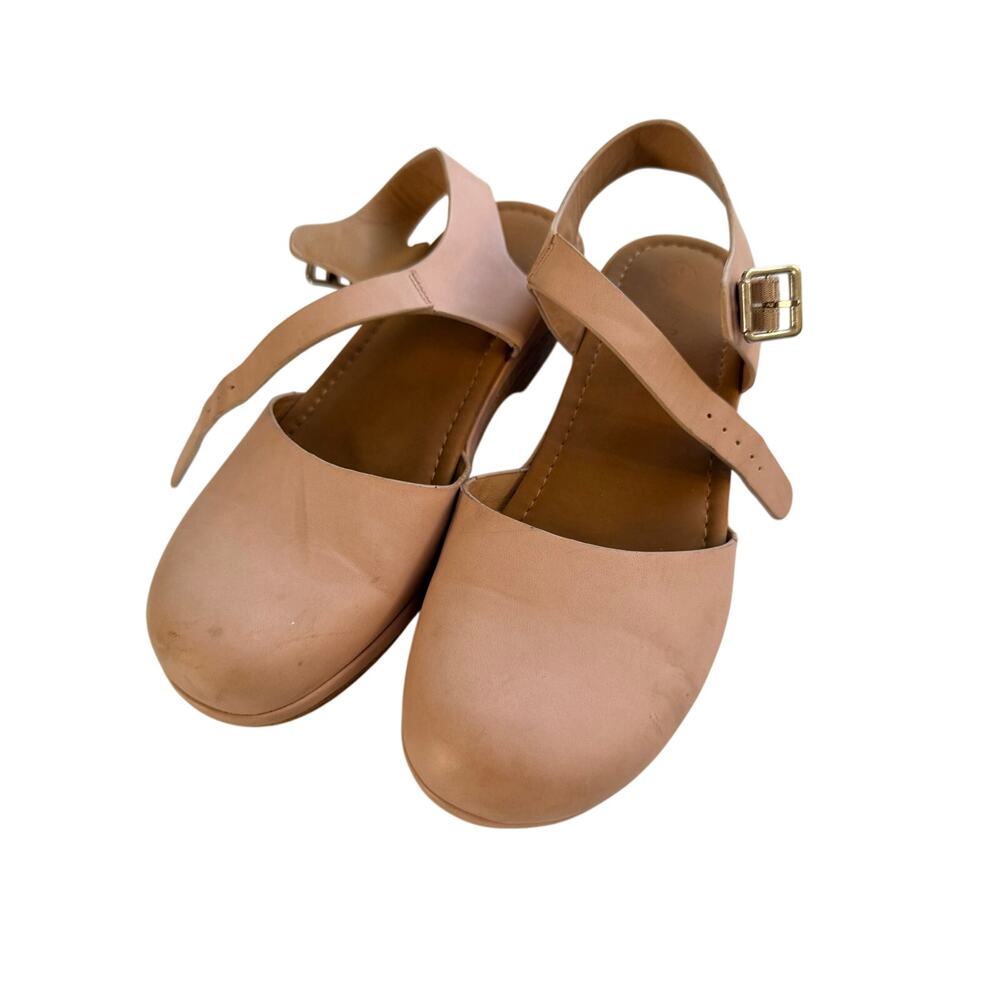 Cat & Jack Girls' Daisy Clog Heels - Blush Pink Size 4